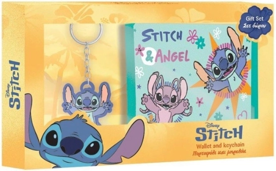 DIAKAKIS Wallet with Lilo & Stitch Keychain