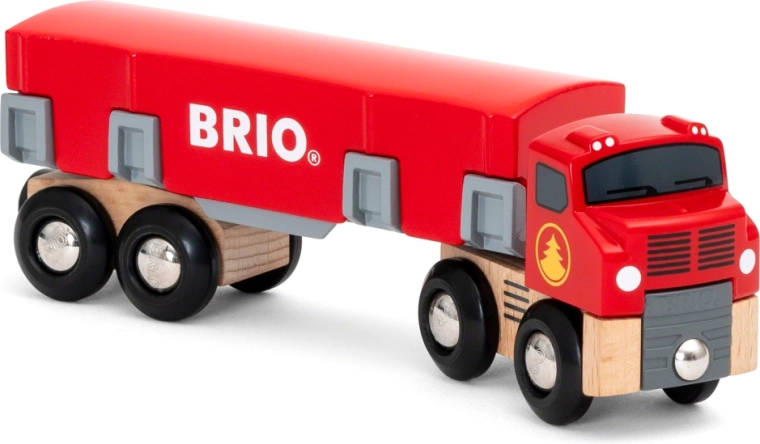 BRIO World tegljač s drvetom