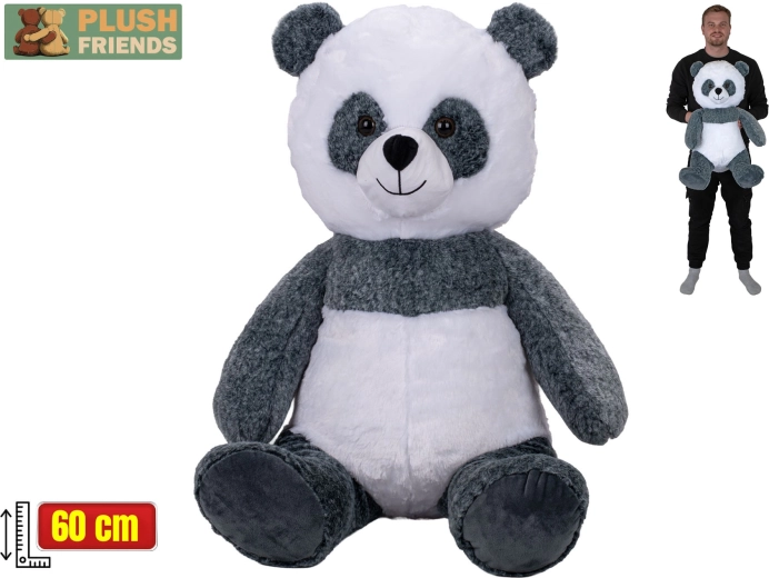 Plush Friends plišana panda sjedeća 60 cm
