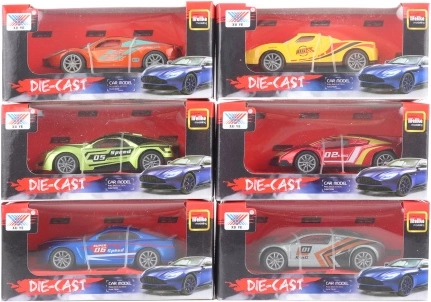 Metalni autić s povratnim pogonom