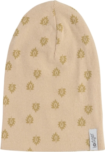 Lodger beanie kapica print rib linen (6–12 mjeseci)