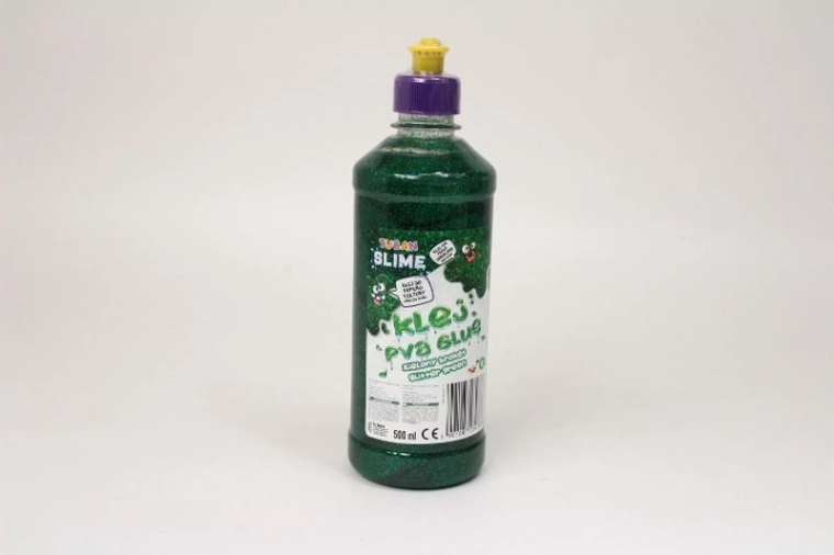 Tuban PVA ljepilo sa šljokicama zeleno 500 ml