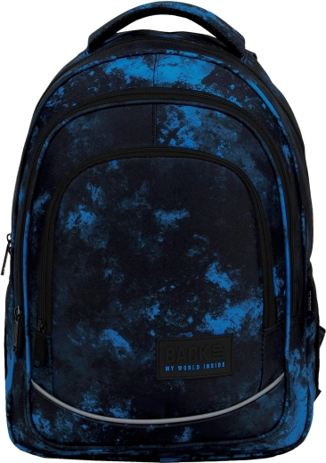 Backpack with 3 compartments and space for A4 and electronics
