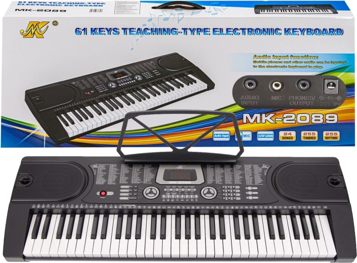 Keyboard varhane MK-2089 s 61 tipkom i adapterom