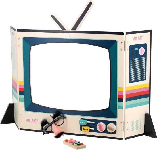 Vilac drveno kazalište retro televizor