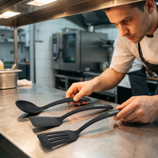 Gentle on non-stick cookware
