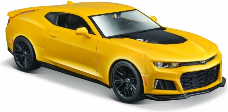 Kolekcionarski model Chevrolet Camaro ZL1 2017 žuti