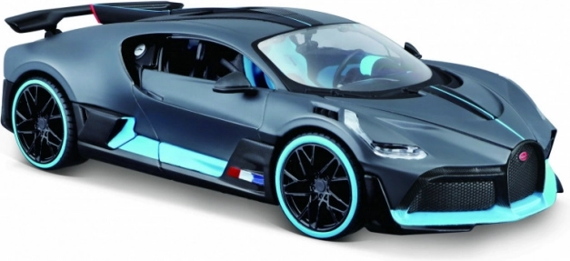 Metalni model BUGATTI Divo 1:24 sivo‑plavi