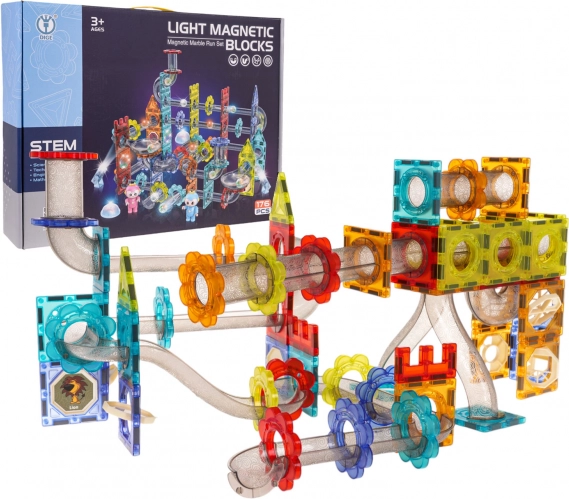 Set svjetlećih kugličnih magnetskih kocaka 176 kom.