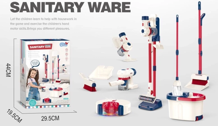 Set za čišćenje s mopom, usisavačem i robotskim usisavačem