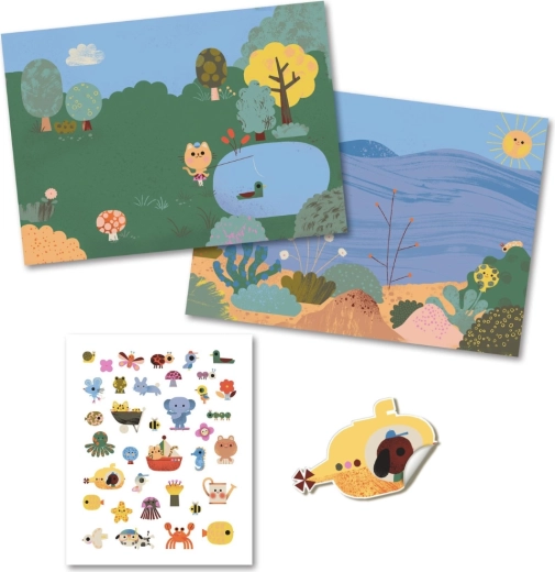 Dvjema prekrasno ilustriranim scenama