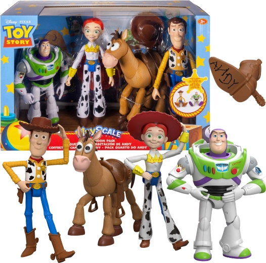 Disney Pixar Toy Story 5 set akcijskih figurica Woody, Jessie, Buzz Svjetlosni i konj (Bullseye)