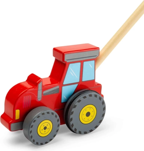 Bigjigs Toys drveni guralica traktor