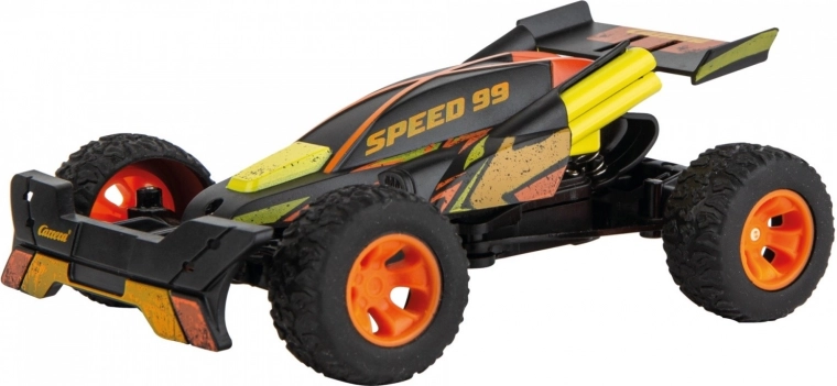 RC auto Carrera Orange Jumper s rampom