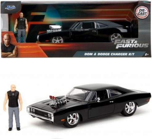 Brzi i žestoki 1970 Dodge Charger 1:24 s figuricom Dominica Toretta