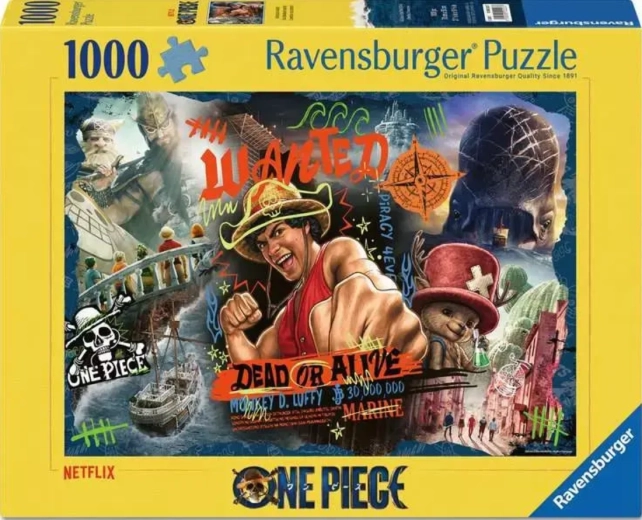 Ravensburger slagalica One Piece: pustolovina čeka! 1000 dijelova