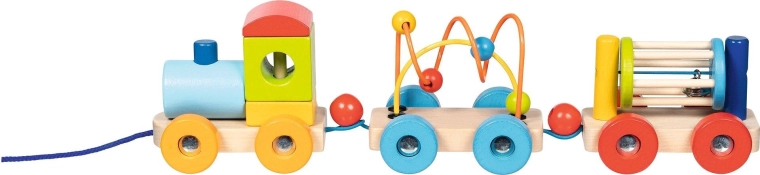 Pull-along toy for movement and coordination