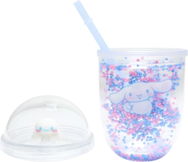 Dome lid and straw for comfortable sipping