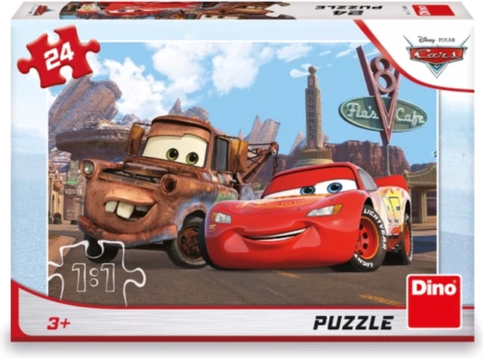 Dino puzzle Auti u gradu 24 dijela