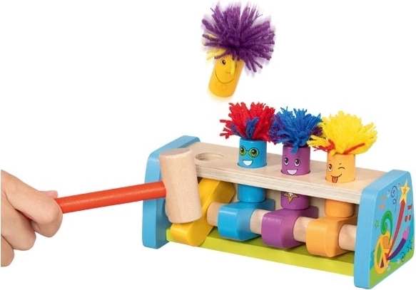 Spring-loaded figures for action play