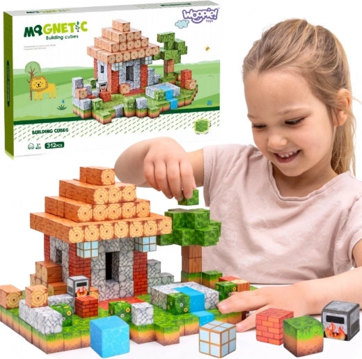 woopie magnetske građevne kocke svijet kocki 108 kom