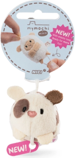 Nici privjesak MyMochi dalmatin Dalma 5 cm – ležeći plišani talisman s gumicom