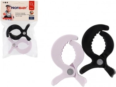 Klipse za kolica crno-bijele 2 kom