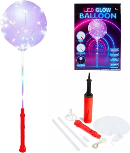 Glow napuhavajući balon s LED svjetlom na baterije