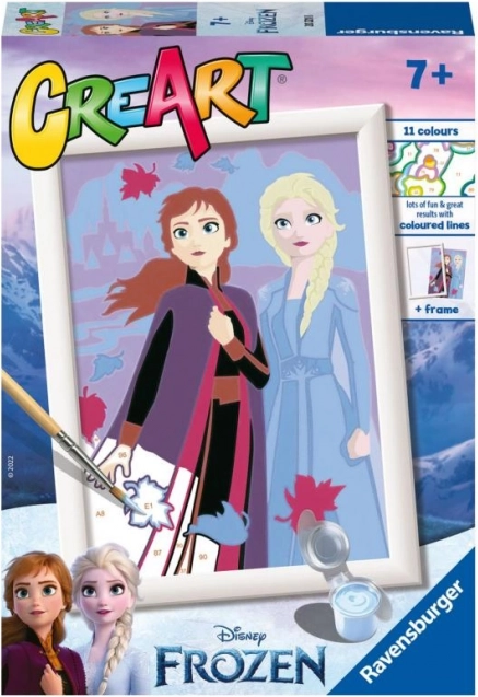 CreArt Disney Snježno kraljevstvo – Sestre zauvijek slikanje po brojevima