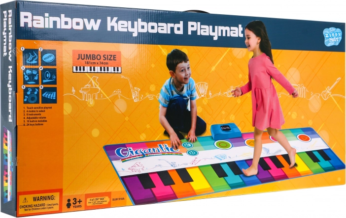 Velika glazbena podloga Super šareni klavijaturni instrument