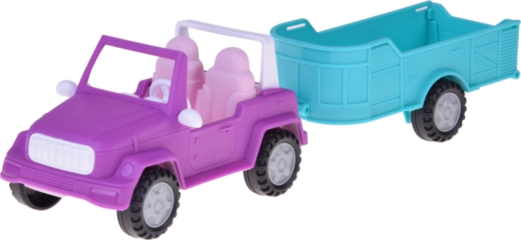 Terenski automobil s odvojivom prikolicom