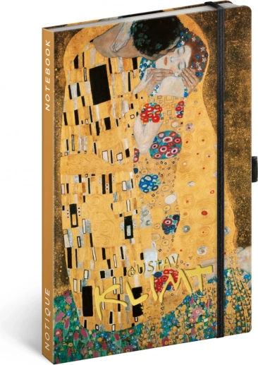 Točkasta bilježnica NOTIQUE Gustav Klimt 13 × 21 cm