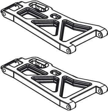 Rear Lower Suspension Arms for Tiger-Cocoon – Left/Right, 2 pcs