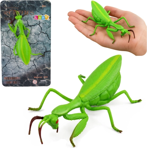 Gumena realistična figurica zelene bogomoljke 18 cm