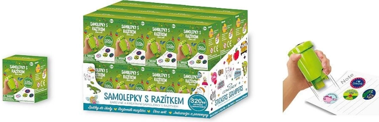 Naljepnice s pečatom CONCORDE Dino svijet – set 320 kom
