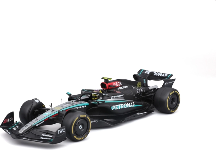 Bburago Racing maketa za sastavljanje F1 Mercedes‑AMG Petronas W15 2024 #44 Lewis Hamilton 1:24