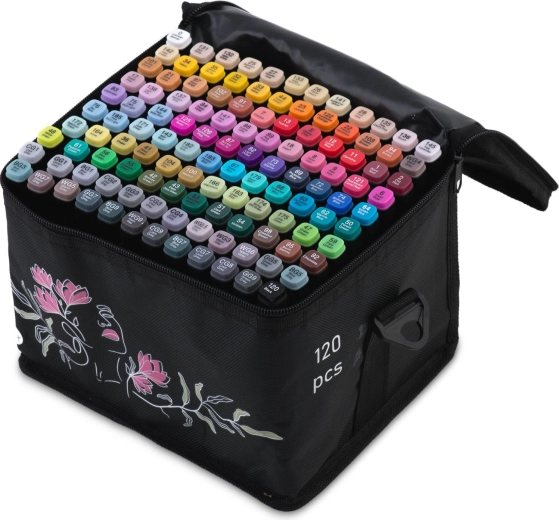 120 zasićenih boja u prijenosnom etuiju