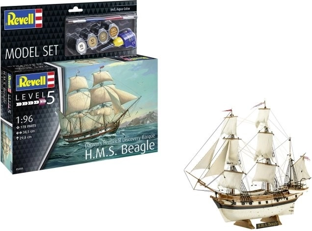 Plastični model broda H.M.S. Beagle