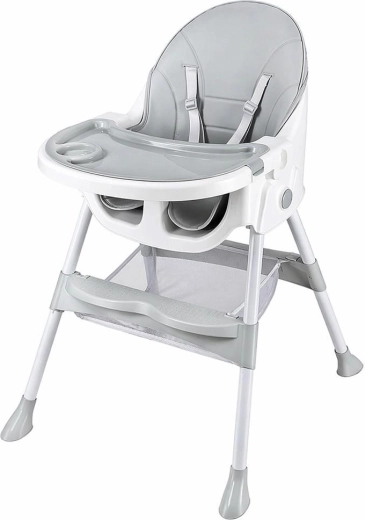 BABY MIX Nora High Chair, dusty grey