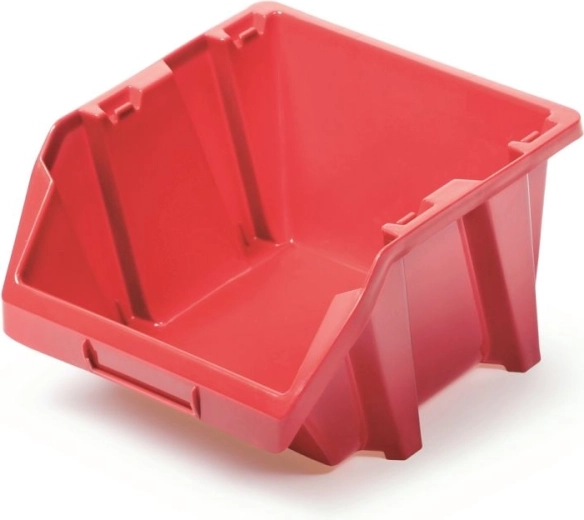 Plastična spremnica Bineer Short, crvena, 214 × 198 × 133 mm