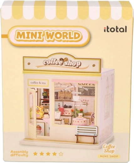 i-Total Mini diorama DIY kafić za samostalno sastavljanje