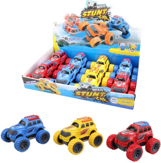 Terenski stunt auto na zamašnjak s velikim kotačima 19 cm - 1 komad