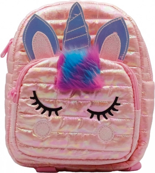 Ruksak Puffy Unicorn ružičasti