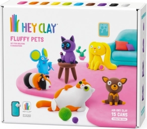 Hey Clay slatki ljubimci – set modelirajuće mase za djecu