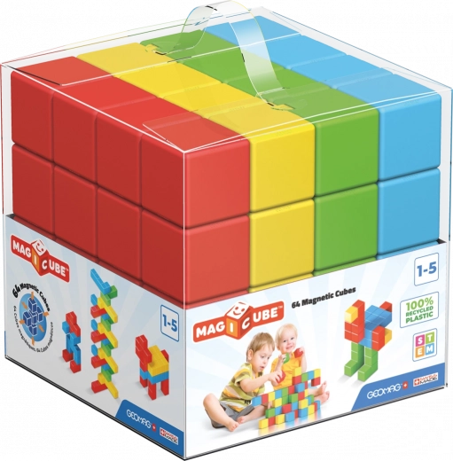 Geomag Magicube šarene magnetske kocke 64 dijelova