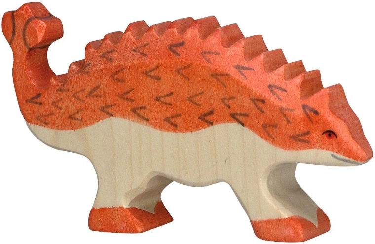 Holztiger Ankylosaurus Dinosaur Figurine - 1 piece