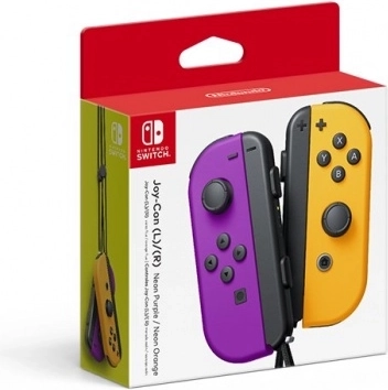 Joy-Con par Neon Purple/Neon Orange
