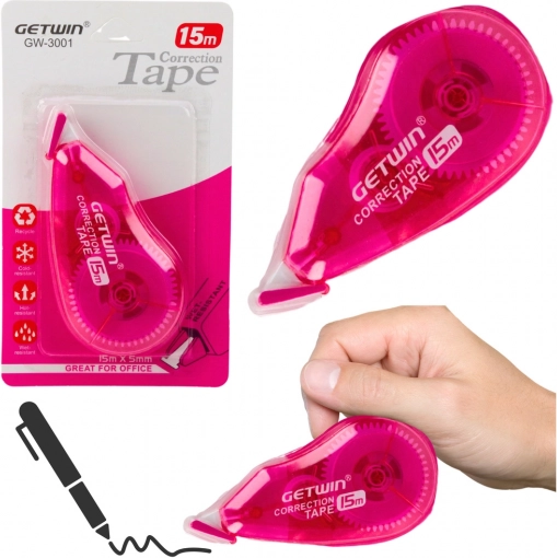 Korektivna traka ružičasta 15 m x 5 mm