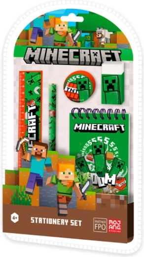 5-Piece MINECRAFT Stationery Set