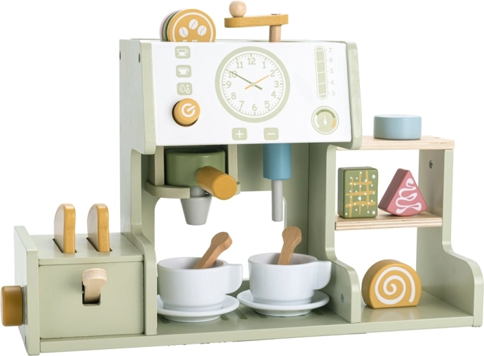 2Kids Toys drveni aparat za kavu s tosterom